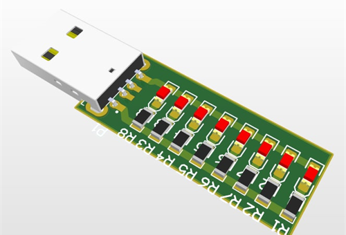 ساخت برد چراغ قوه USB تمام SMD